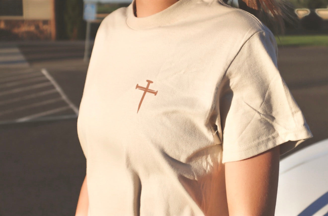 Tan Made for More tee